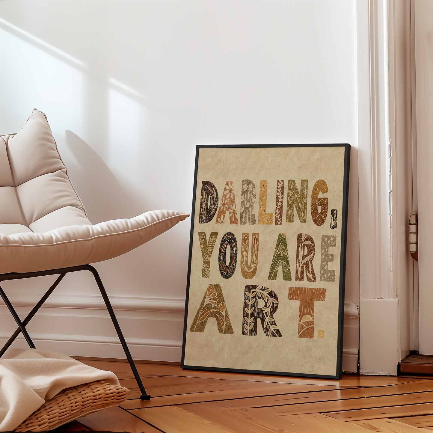 Darling You are Art- Neutral Tones